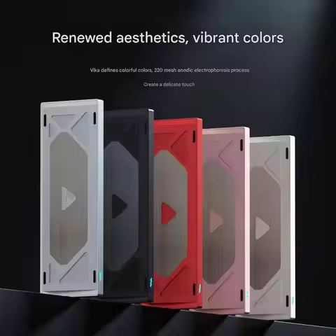 New Weikav Max102 Aluminum Alloy Mechanical Gaming Keyboard Kit Three-Mode 10000mah Fr4 Customized L