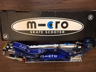 要訂購！(不議價！不包郵！特价全新正厰🇨🇭瑞士Micro A2 scooter 鋁合金滑板車 ！可乘載120kg/板身保用三年（有籃和黑色）（全車表面拋光處理）注意⚠️香港現貨已售完！要從海外訂貨！