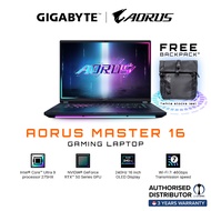 GIGABYTE AORUS Master 16 QHD+ 275HX RTX 5090/5080 24G/ RTX 5070Ti 12G/16G DDR5 32GB 2TB Win11 Gaming