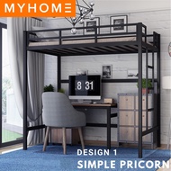 ✶⚡️Like a bug⚡️Pricorn collection loft bedbunk bedmetal bed frameiron bedsingle queen loft bed frame