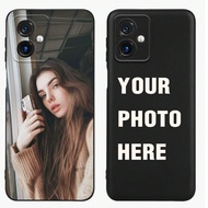 1pc Customized Meaningful Photo Printed Full Coverage Perforated Phone Case, Suitable For S50 #5G, G