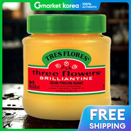 Tres Flores Three Flower Solid Oil Pomade 99g Strong Hold Easy Application Hair Wax