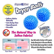 1pack(2pcs) Laundry Balls Soften Clothes Washing Machine Special Blue Dryer Balls Bola Dodi 蓝色洗衣球
