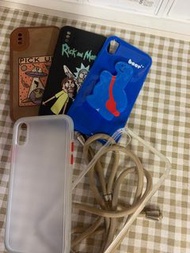 iPhone xs 手機殼 二手狀況優  銅板價 韓版 掛繩 手機套