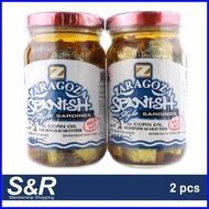 ㍿ ▥ ♣ Zaragoza Spanish Style Sardines in Corn Oil 2 x 220g