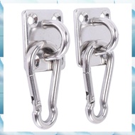 [W F S B] 2 Sets Of Suspended Ceiling Wall Mount U-Shaped Hooks Stainless Steel Heavy Duty Multi-Fun