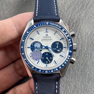 Spot GoodsOSFactory Omega Super Master Real Show Men's Mechanical Movement Belt Watch across Mountains, Rivers, Sea, Starry Sky Universe Snoopy Take off Tanubi50Anniversary Original Should Have All Functions，“Flying Ship”，“Play with the Earth”