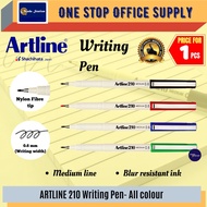 Artline 210 Writing Pen (0.6MM) / Pen Menulis / Black / Blue / Red / Artline Writing Pen 210