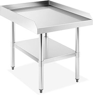 GRIDMANN NSF 16-Gauge Stainless Steel 24"L x 30"W x 24"H Equipment Stand Grill Table with Undershelf for Commercial Restaurant Kitchen