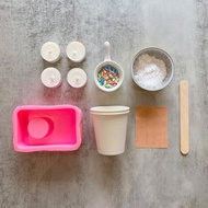 【DIY材料包】水磨蠟燭台連香氛茶蠟