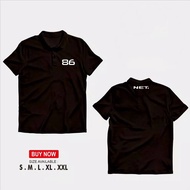 Polo Collar T-Shirt Net 86 T-Shirt Net 86 tv/