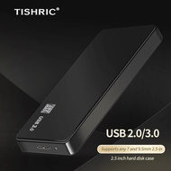 TISHRIC External Hard Drive Hdd Case Hard Disk Case Hdd Enclosure Box 2.5 SATA To USB 3.0 Adapter Fo