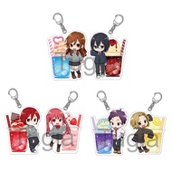 Horimiya Keychains,Anime Miyamura Izumi Cosplay Kyoko Costume Accessories(6PCS) Horimiya Keychains,A