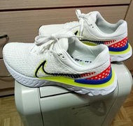NIKE REACT INFINITY RUN FK 3 PRM 男鞋 白黃黑  針織鞋面 尺吋us7.5=25.5cm