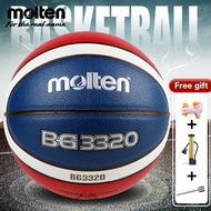 「Molten BG3320 Basketball Ball FIBA Size 7 Molten Ball Indoor Outdoor Sports Leather Bola
