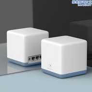 wifi6mesh無線路由器ax1800千兆埠易展分佈式m18g大戶型別墅5.8g雙頻高速wifi子母路由器家用穿牆組