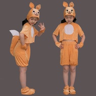 Children's animal squirrel costumes for children's kindergarten stage play cartoon three squirrel co