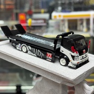 [Ready Stock] Ready Stock [coolcar Hino h300 Flatbed Transport Vehicle Boneless Coating Alloy Car Mo