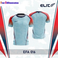 Ready Stock EFA 013 - 018 ELITE SPORTS Sublimation Sports Jersey / Volleyball / Quick Dry Tops