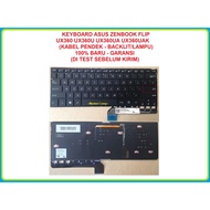 Laptop Keyboard Notebook ASUS ZenBook Flip UX360 UX360C UX360CA UX360CAK UX360U UX360UA UX360UAK Long Straight Cable Short Cable Backlit Backlight Lamp New Warranty