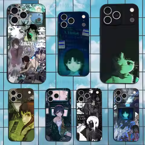 SERIAL E-Experiments L-LAIN Case For iPhone 6,17,16,15,14,13,12,11 Plus,Pro Max,XS,X,XR,SE,Mini,8,7,