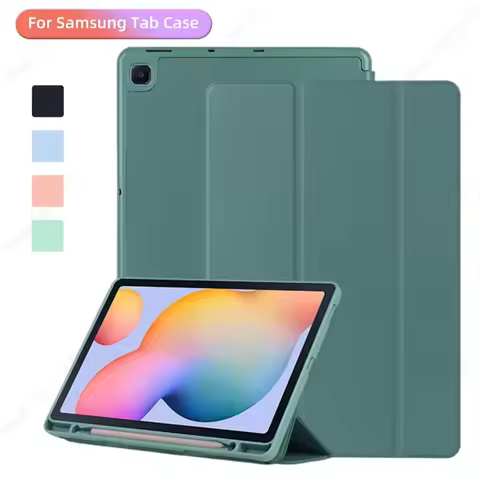 With Pencil Holder Funda Case for New Samsung Galaxy Tab S6 Lite 10.4 2024 SM-P620 P625 SM-P610 P615
