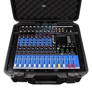 POWER MIXER PROFFESIONAL BEST SOUND PRONIC 8 Channel Power Mixer with Hard Case (2 x 700W) PMP-MP88