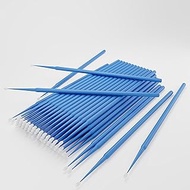 HGLOZ Microswabs for Eyelash Extensions Pack of 500 in Blue β 2mm Soft Micro Applicator Brush with M