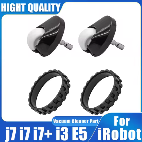 Front Wheel TiresSkin Parts For IRobot Roomba I7 E5 E6 500 600 700 800 900 Series Anti-Slip iRobot R