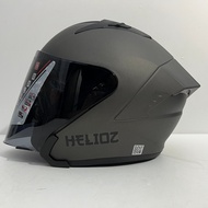 BXP Helioz Matte Grey Helmet - SNI Helmet Adult Helmet