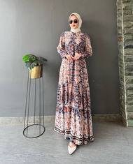 Gamis Motif Terbaru 2024 Mewah Gamis Sultan Bahan Rayon Diamond Premium Dres Wanita Dewasa Remaja Vi