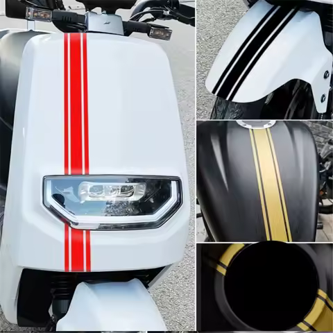 Motorcycle Accessories Decoration Striped Sticker Decals for SUZUKI GS500E GS550M GSX1100F Katana GS