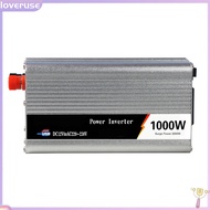 /LO/ 1000W Solar DC 12V/24V to AC 110V/220V Modified Sine Wave Car Inverter Converter