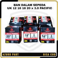 BICYCLE INNER TYRE SIZE 12 16 18 20 x 3.0 PACIFIC BY KENDA