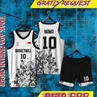 Free Basketball Jersey Design, request name and number (1 day ready)