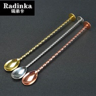 American Piston Bar Spoon Bar More Bar Spoon Mixing Spoon Cocktail Stirring Rod Stirring Spoon Crush