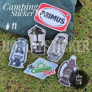 Camping🏕️ Stickers PVCเคลือบด้านกันน้ำกันรอยอย่างดี💯
