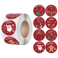 In Table!Merry CHRISTMAS CHRISTMAS Day Gift Sticker Sticker Adhesive Santa Claus Bouquet Gift Box Tag