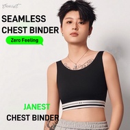 Janest Pullover Chest Binder Sports Wear Breathable FTM Binder Chest Seamless Binder Corsets