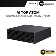 GIGABYTE AI TOP ATOM | NVIDIA GB10 GRACE BLACKWELL SUPERCHIP | 128GB UNIFIED MEMORY | 4TB Gen4 SSD |