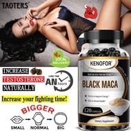 Black Maca Men's Supplement - Reduces Stress Enhances Athletic Performance Increases Energy