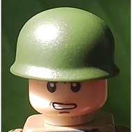 WW2 American soldier helmet (no soldier or head in the set) a