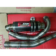AHM DS CARBON 4 STROKE EXHAUST-Y15ZR(SPR) & (SZR)