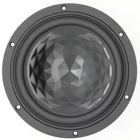 SOTAMIA 1Pcs 6.5 Inch Mid-subwoofer 4 Ohm 60W-180W 35 Core Aluminum Frame Midrange Bass Speaker DIY 