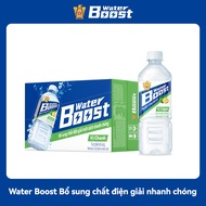 Thùng 24 Chai Nước Uống Điện Giải Water Boost Vị Chanh (555ml/chai)