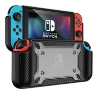 For Nintendo Switch OLED Case Shockproof Soft TPU Hard Translucent PC Anti-drop Protective Cover Switch OLED 2021 Accessories