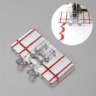 Plastic Clear Parallel Stitch tool Foot Presser Border Guide Foot Domestic Sewing Machine accessories for Brother/Singer/Janome