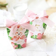 (READY STOCK)Wedding Candies Box Creative Wedding Paper Box  Gift Box Candy Box Door Gift