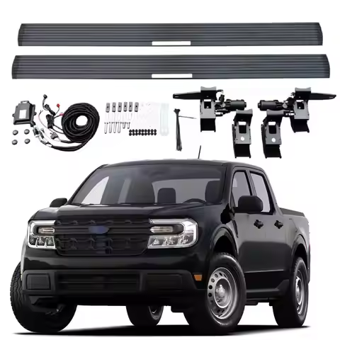 FTAPACCE 2PCS Deployable Running Boards Fit for Ford Maverick Crew Cab 2023 Electric Side Steps Nerf