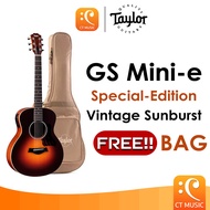 Taylor GS Mini-E Special Edition Vintage Sunburst กีตาร์โปร่งไฟฟ้า GS MiniE กีตาร์ กีตาร์โปร่ง โปร่ง